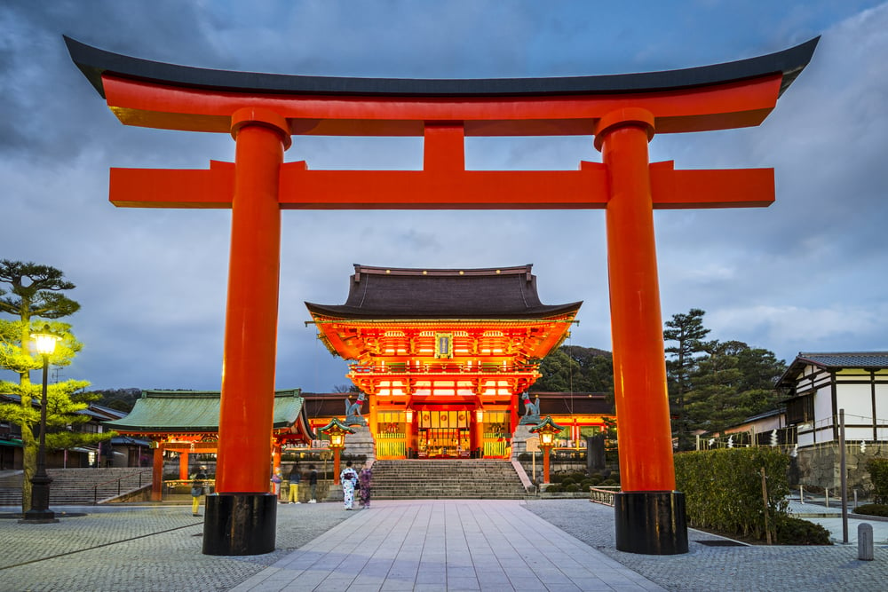 Fushimi Inari Taisha Shrine in Kyoto, Japan.-4