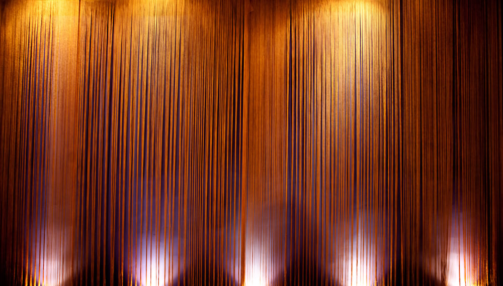 Leather texture with lights looking like a stage