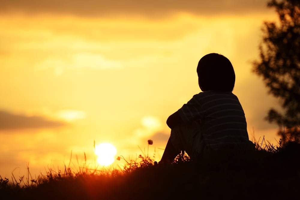 Little boy spending happy time on summer nature-1