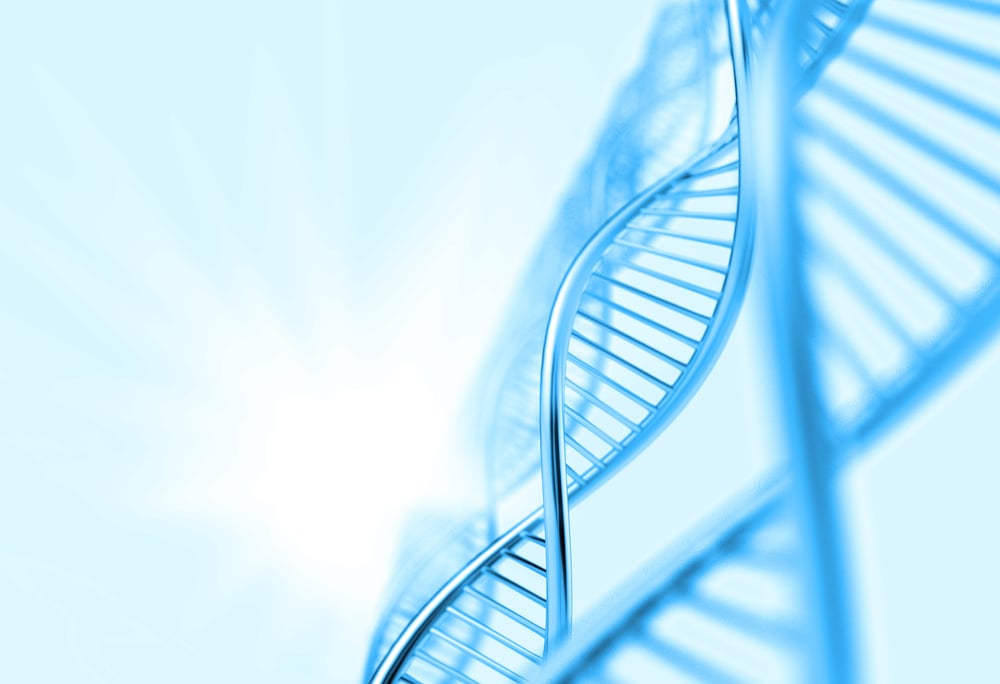a dna in medical colour background-1