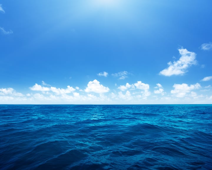 perfect sky and water of indian ocean-1