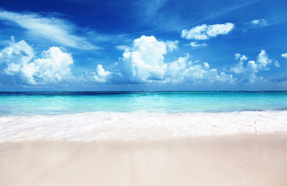 sand of beach caribbean sea-2